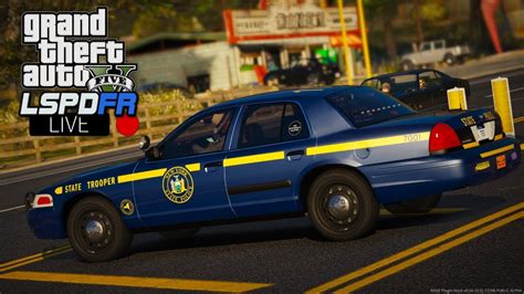 Gta Lspdfr Live Day New York State Police Lspdfr Nysp