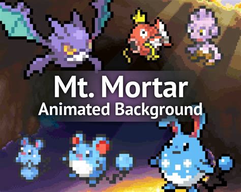 Mt Mortar Pixel Art Animated Background Andor Overlay For Youtube Twitch Streaming Vtuber