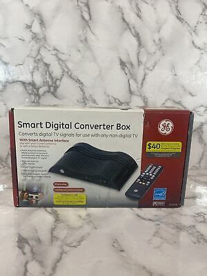 General Electric Ge Smart Digital Converter Box New Complete Ebay