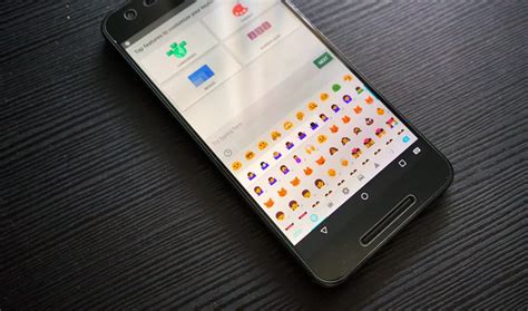 You can now use the emoji's from Android Nougat with SwiftKey Keyboard ...