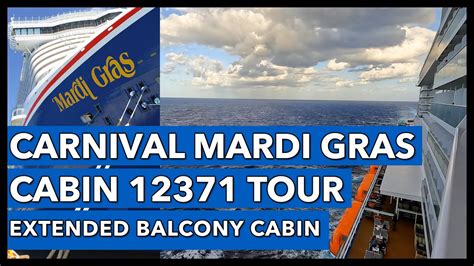 Carnival Mardi Gras Cabin Tour Extended Balcony Youtube