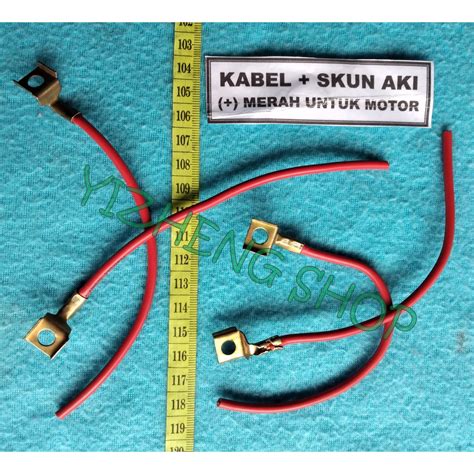 Jual Kabel Skun Aki Merah Untuk Motor Shopee Indonesia