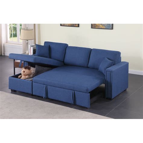 Blue Reversible Sectionals You'll Love | Wayfair