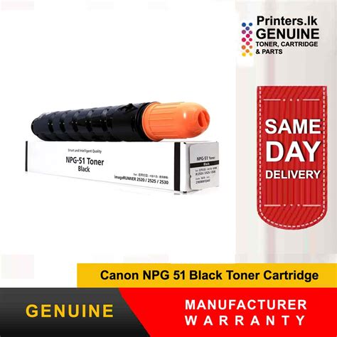 Canon NPG 51 Original Toner Black Genuine Toner Delivery Limited