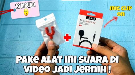 Cara Menggunakan Mic Clip On Dan Spliter Di Android Review Mic Lav