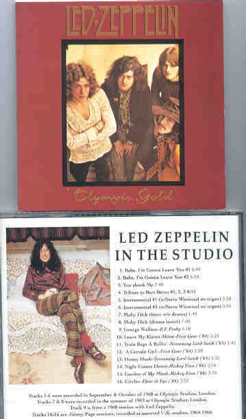 Led Zeppelin Olympic Gold Studio Outtakes Cds