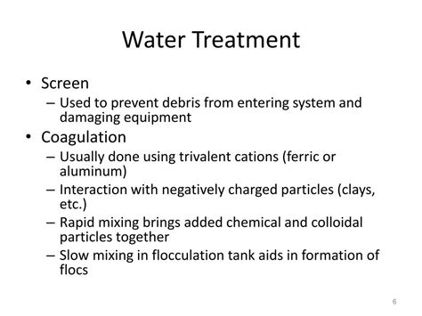 PPT - Treatment Processes for Potable Water PowerPoint Presentation ...