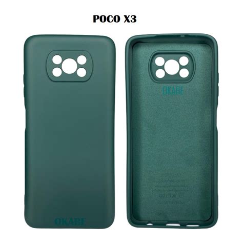 Case Capinha Silicone Aveludada Compat Vel Xiaomi Poco X Nfc