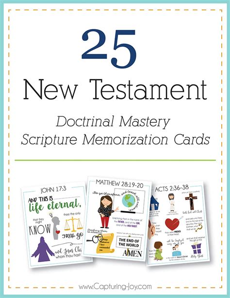 New Testament Doctrinal Mastery Cards | Kristen Duke