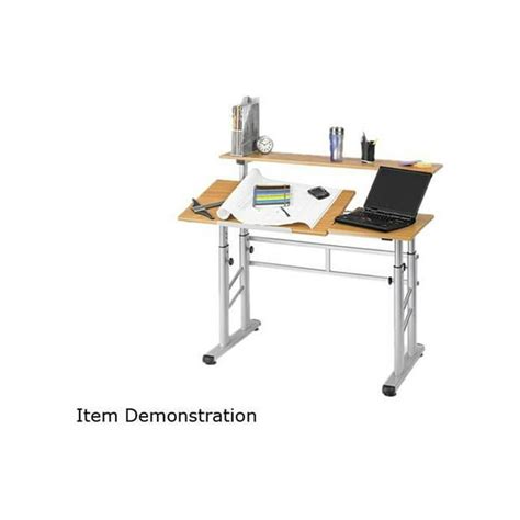 Safco Height Adjustable Split Level Drafting Table 1 Each