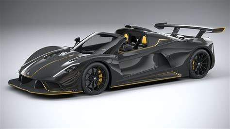 Hennessey Venom F5 Revolution Roadster 2023 3D Model CGTrader