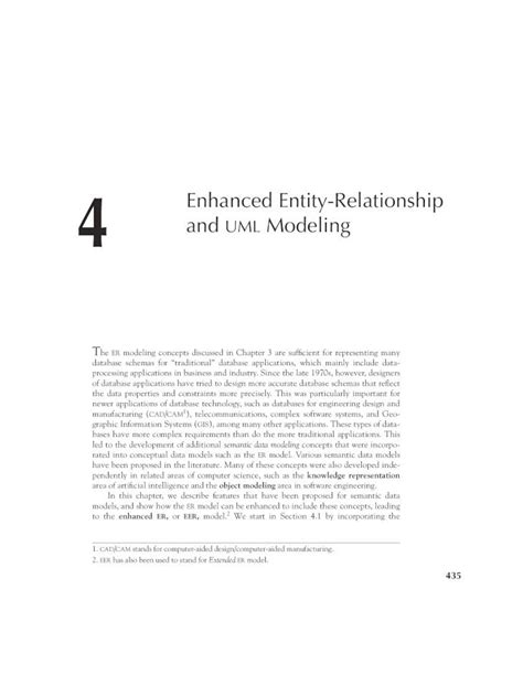 PDF 4 Enhanced Entity Relationship And UML Modeling 440 Chapter