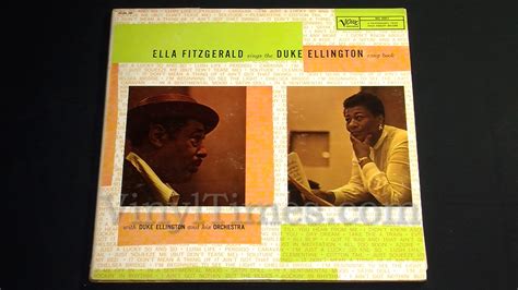 Ella Fitzgerald Sings The Duke Ellington Songbook Vol Vinyl Lp