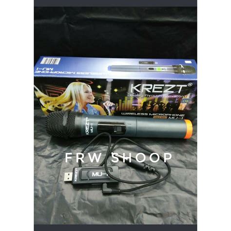 Jual MIC WIRELESS KREZT MU 1 MU1 MU 1 SINGLE MIC HANDHELD Shopee