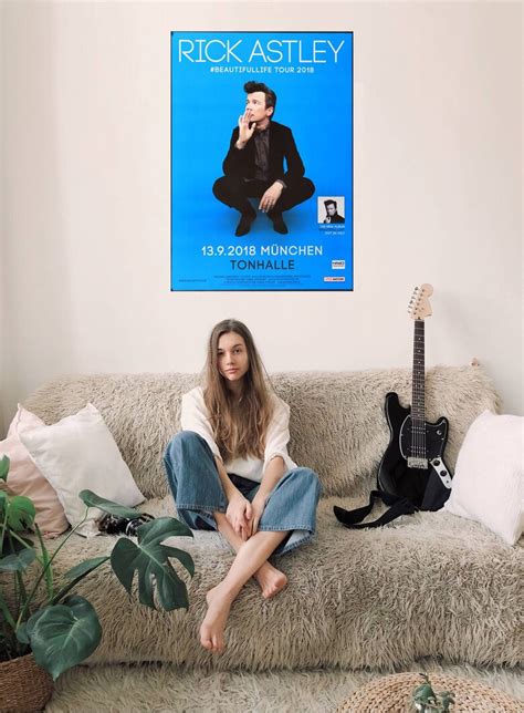 Rick Astley - Beautifullife Tour, München 2018 - Konzertplakat, 22,90