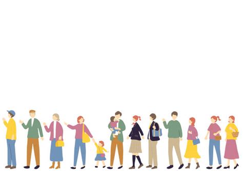 berjejer ilustrasi grafik vektor clip art bebas