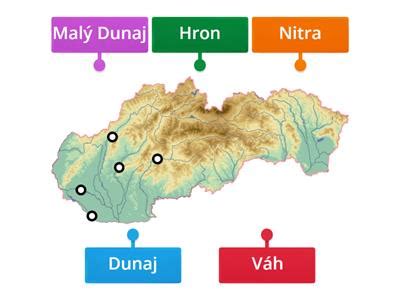 Slepá mapa rieky - Učebné zdroje