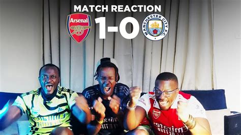 Arsenal Manchester City Full Fan Reactions Gabriel Martinelli