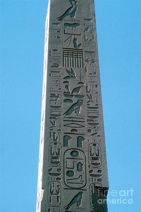 Obelisk Of Queen Hatshepsut, Temple by Print Collector