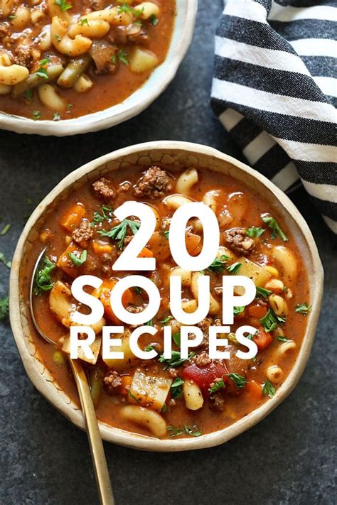 20 Healthy Soup Recipes Gluten Free And Vegan Fit Foodie Finds