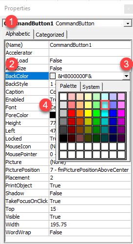 How to Change the Color of ActiveX Control Button in Excel - Automate Excel