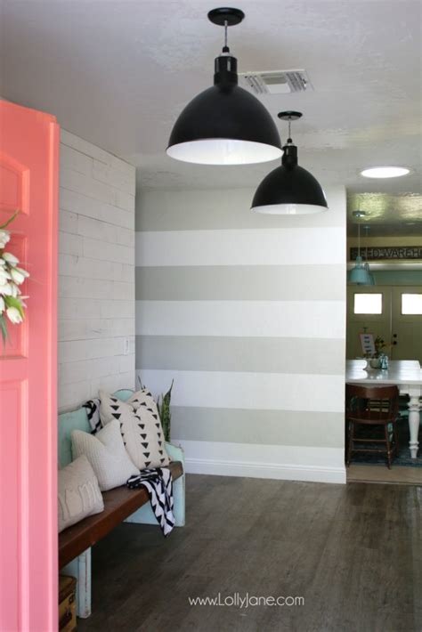 11 diy striped walls | roundup - Lolly Jane