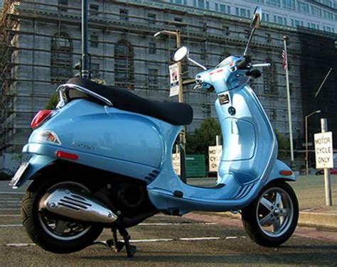 Light Blue Vespa