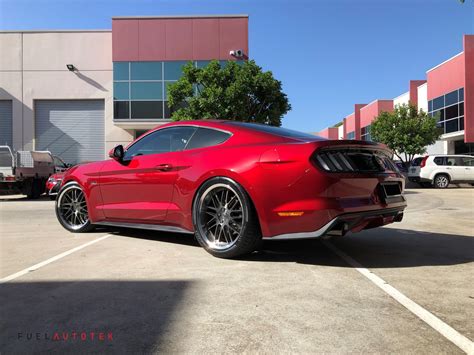 Ford Mustang GT S550 Burgundy TSW Avalon Wheel Wheel Front