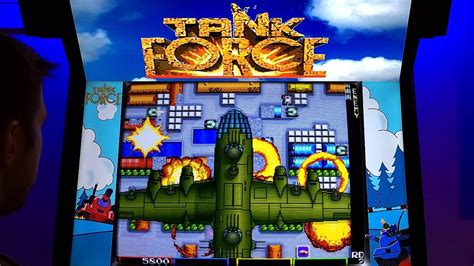 Tank Force Arcade Cabinet Mame Gameplay W Hypermarquee Youtube