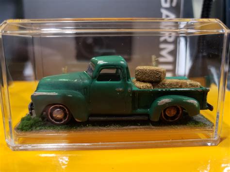 Custom Hot Wheels Chevy Pickup Finished HouseOf Boyd