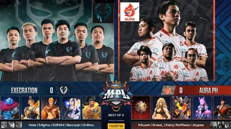 Game Execration Vs Aura Ph Mpl Ph Season Regular Season Week Day