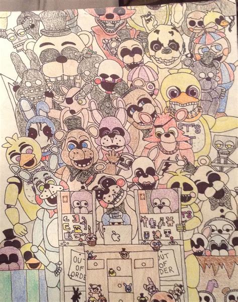 Fnaf Collage By Mrjohnartman On Deviantart