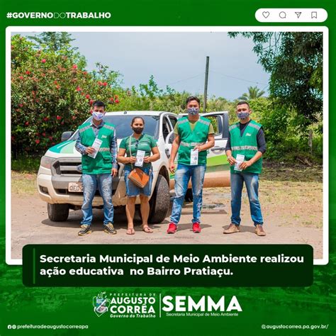 Secretaria Municipal De Meio Ambiente Realizou Ação Educativa No Bairro