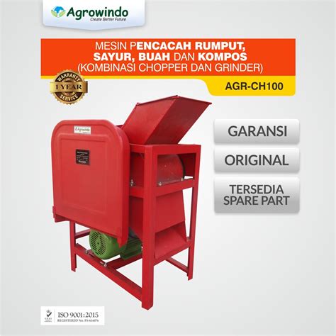 Jual Mesin Pencacah Rumput Sayur Buah Dan Kompos Kombinasi Chopper