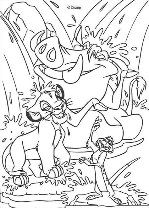 Hakuna Matata Coloring Pages At Free Printable