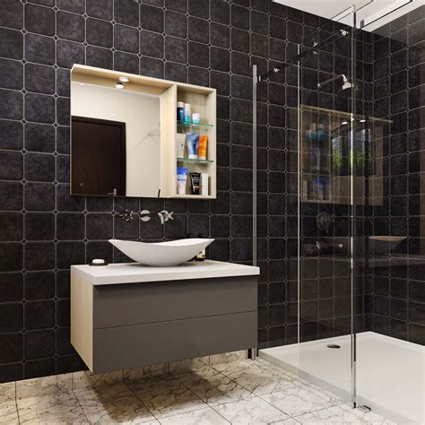 100+ Modern Bathroom Tile Designs Ideas for your bathroom interiors - Livspace