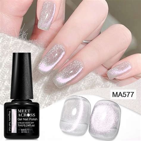 Conheça Através ml Olho De Gato UV LED Gel Esmalte Jelly Nude