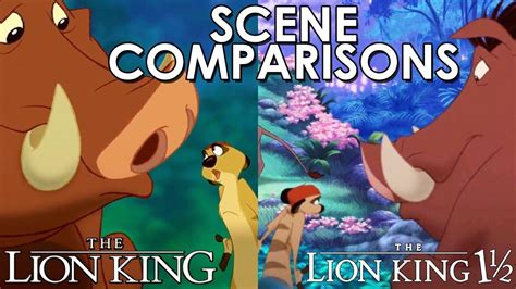 The Lion King And The Lion King 1½ Scene Comparisons The Lion King