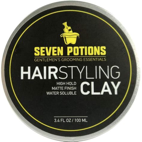 Hair Styling Clay For Men 34 Fl Oz Matte Finish High Hold Water