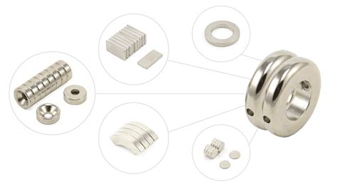 Gewerbe Industrie Wissenschaft Magnete SNOWINSPRING Silber Ton 4 Mm