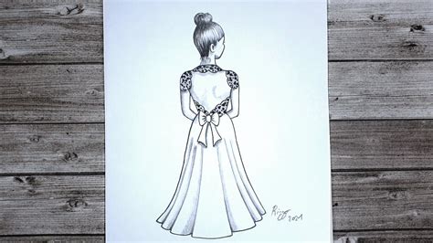 Un Moyen Facile De Dessiner Une Fille Avec Une Belle Robe Pas Pas