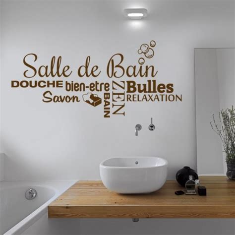 Sticker D Co Th Me Zen Bien Tre Stickers Muraux Pour Salle De Bain