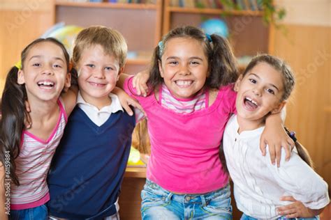 Happy Pupils At School Stockfotos Und Lizenzfreie Bilder Auf Bild 61159884