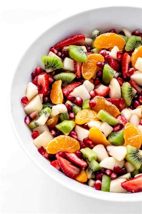 Easy Christmas Fruit Salad So Festive Haute And Healthy Living