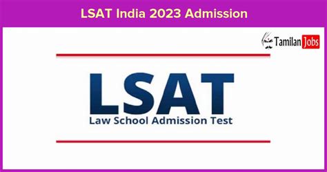 Lsat India 2023 Admission Check Exam Date And Slot Booking Process