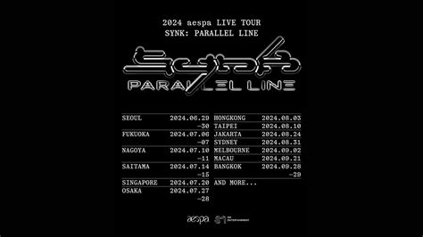 Aespa Live Tour Synk Parallel Line Jakarta