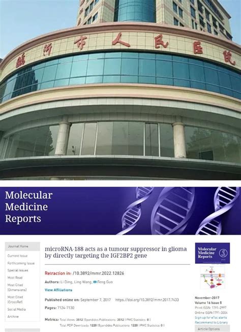 赤裸裸的“工厂出品”，临沂市人民医院发表的sci论文被撤稿 知乎