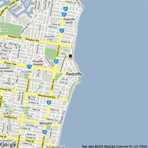 Map of Redcliffe, Queensland | Hotels Accommodation