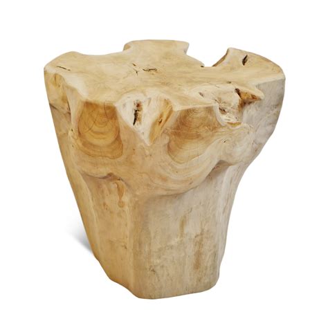 Organic Raw Teak Stool Table Furniture Design Mix Gallery