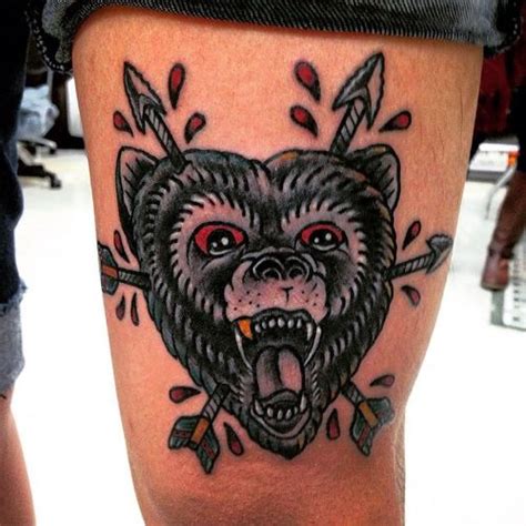 Ideas Emocionantes Y Creativas Del Tatuaje Del Oso Grizzly